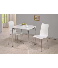 Dove Square Table + 2 Chairs