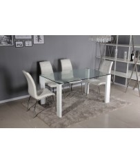 Savona Glass Table & Lugano Chairs