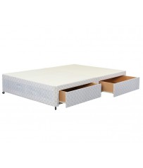 Basic Small Double 4ft Divan Base With 2 Drawers