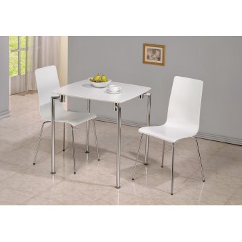 Dove Square Table + 2 Chairs
