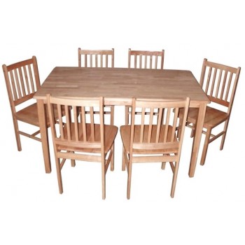 Malay Table + 6 Chairs