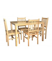 Malay Table + 4 Chairs