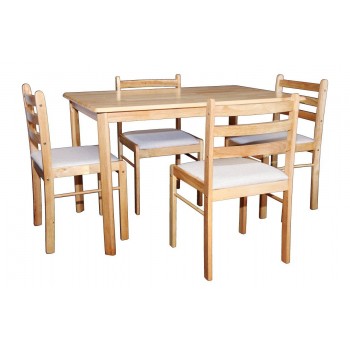 Starter Table + 4 Cushion Chairs